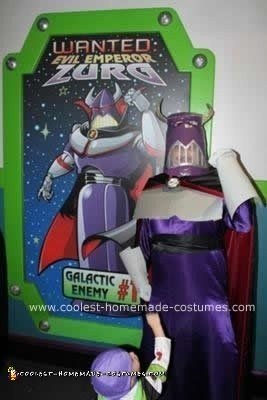 Homemade Emperor Zurg With LEDs Costume