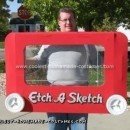 Fully Functional Etch-a-Sketch Costume