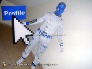 Homemade Facebook Costume