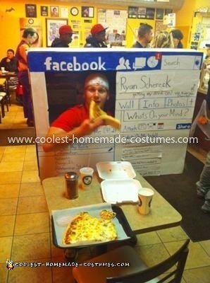 Homemade Facebook Halloween Costume