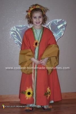 Homemade Fall Fairy Costume