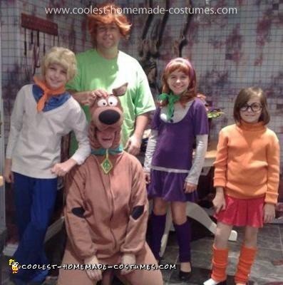 Homemade Family Scooby Doo Costume