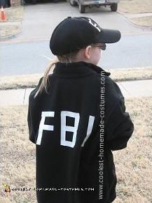 Homemade FBI Agent Costume