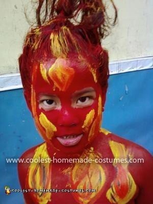 Homemade Fire Costume