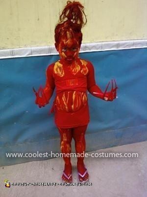 Homemade Fire Costume