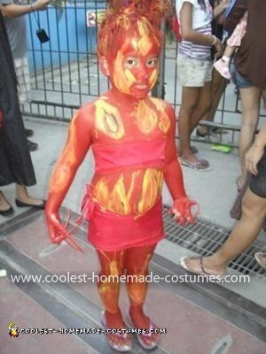 Homemade Fire Costume