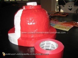 Homemade Fire Hydrant Costume