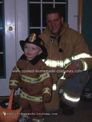 Homemade Firefighter Costume