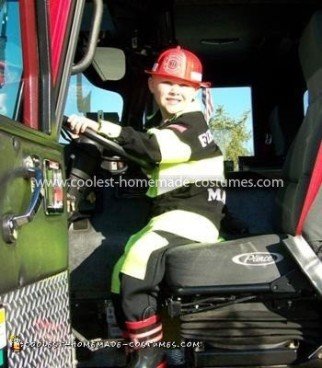 Coolest Firetruck, Fireman and Flame Couple Costume 12
