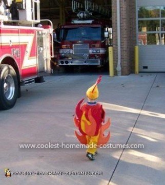 Coolest Firetruck, Fireman and Flame Couple Costume 12