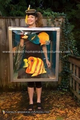 Homemade Fish Tank Costume