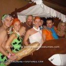 Homemade Flintstones Group Costume