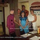 Homemade Flintstones Group Costume