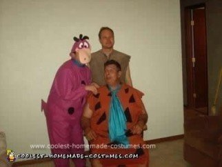 Homemade Flintstones Group Costume