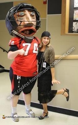 Homemade Football Player Costume