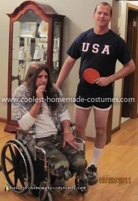 Homemade Forrest Gump Crew Costume