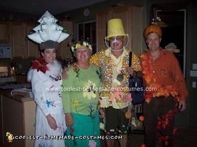 Homemade Four Seasons Group Costume