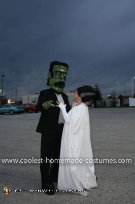 Coolest Frankenstein and His Bride Couple Costume 15