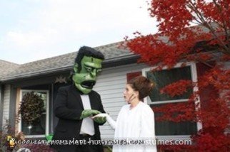 Coolest Frankenstein and His Bride Couple Costume 15