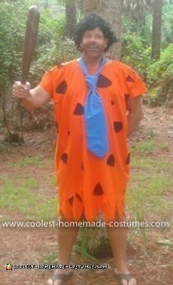 Homemade Fred and Wilma Flintstone Costume