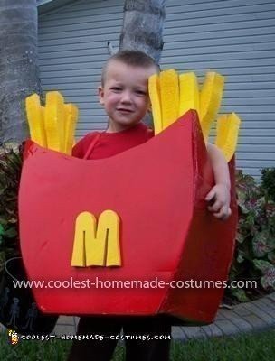 Homemade French Fry Costume