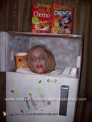 Frozen Head in Fridge Costume