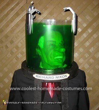 Coolest Futurama President Nixon's Head in a Jar Costume 12