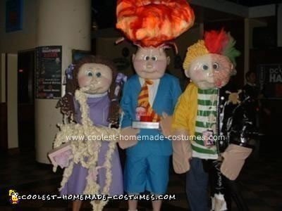 Homemade Garbage Pail Kids Costumes