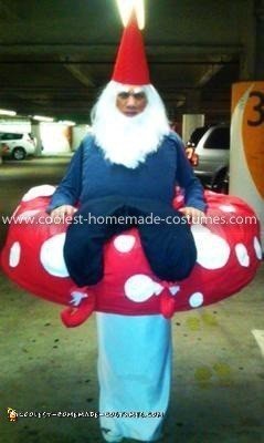 Coolest Garden Gnome On a Mushroom Costume 7