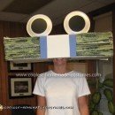 Homemade GEICO Money Eyes Costume