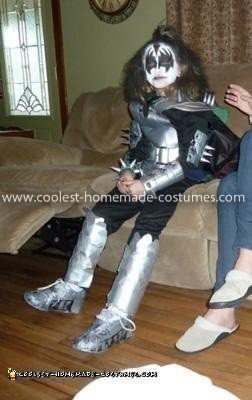 Homemade Gene Simmons Child Costume