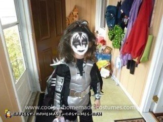 Homemade Gene Simmons Child Costume