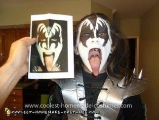 Homemade Gene Simmons Child Costume