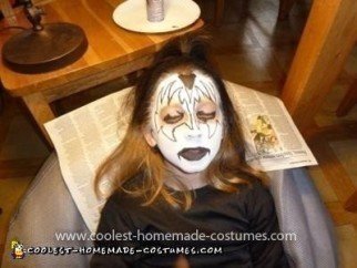 Homemade Gene Simmons Child Costume