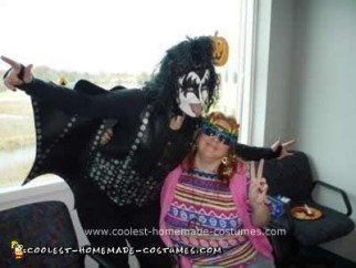 Homemade Gene Simmons the Demon Costume