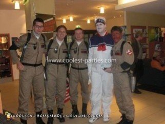 Homemade Ghostbusters Group Costume