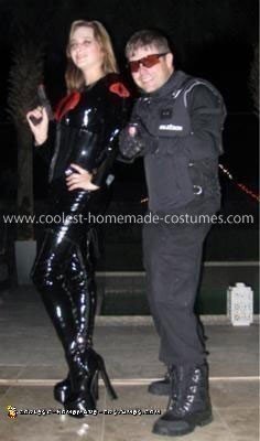 Homemade G.I. Joe and Baroness Couple Costume