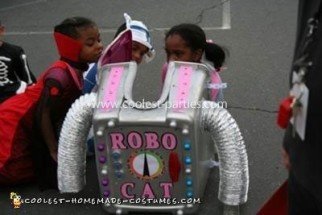 Homemade Girl Robot Costume