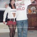 Homemade Girls Gone Wild Girl and Film Crew Couple Costume