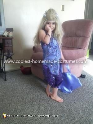 Homemade Girl's Mermaid Costume