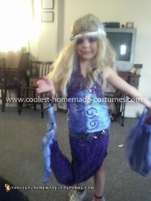 Homemade Girl's Mermaid Costume