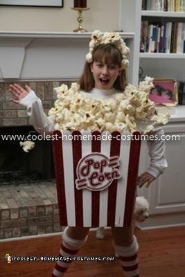 Coolest Girl's Popcorn Costume