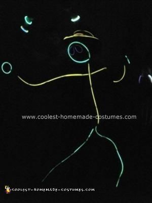 Homemade Glowman Halloween Costume