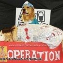 Homemade Goldens Playing Operation Game Costume