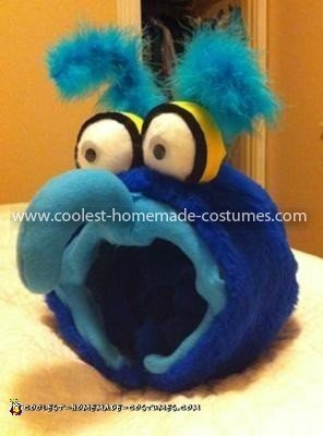 Coolest Gonzo the Muppet Baby Costume - Gonzo's head, slipped on right over my own noggin.