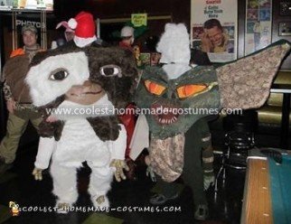 Homemade Gremlins Gizmo and Stripe Couple Costume