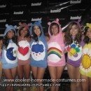 Homemade GROOVAHOLIX Care Bear Group Costume