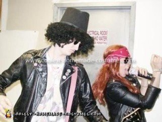 Homemade Guns N Roses Axl Rose and Slash Couple Costume