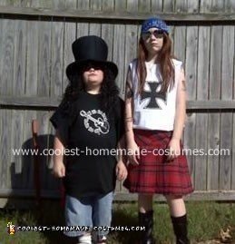 Homemade Slash and Axl Costumes