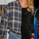 Homemade Half Man Half Woman Costume